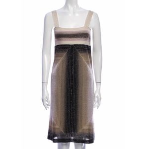 M missoni shift metallic dress small
